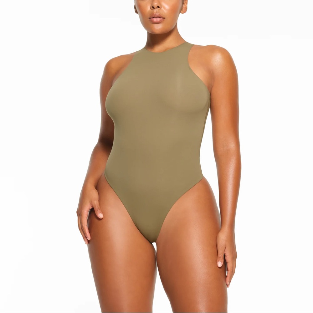 SKIMS Olive Bodysuit